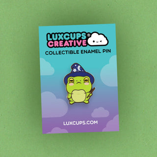 Frog Magic Enamel Pin
