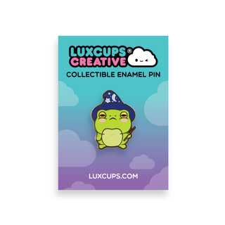 Frog Magic Enamel Pin