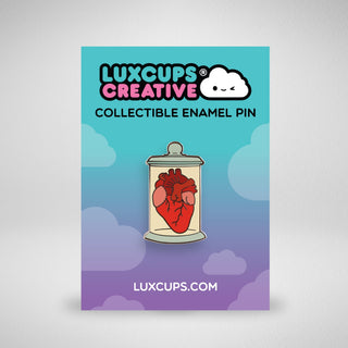 Heart Jar Enamel Pin