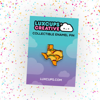 Texas Tacos Enamel Pin
