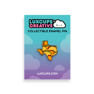 Texas Tacos Enamel Pin