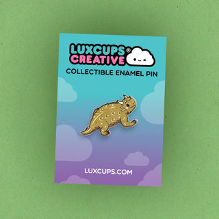 Horned Toad Enamel Pin