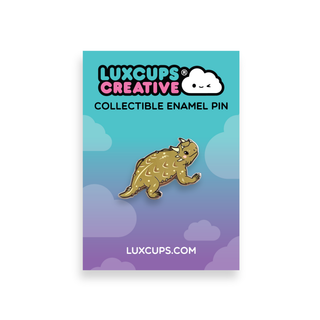 Horned Toad Enamel Pin