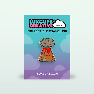Grumble Volcano Enamel Pin