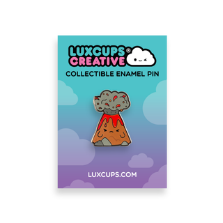 Grumble Volcano Enamel Pin