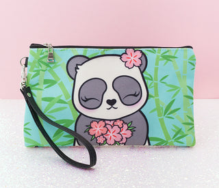 Sakura Panda Pouch