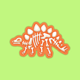 Stego Skeleton Sticker
