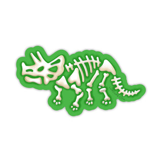 Triceratops Skeleton Sticker