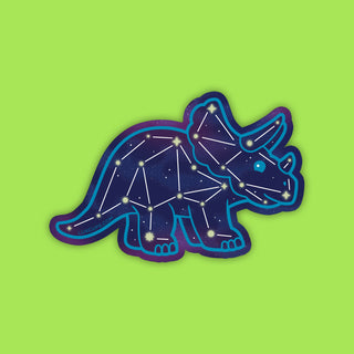 Triceratops Constellation Sticker
