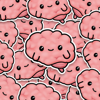 Big Brains Sticker