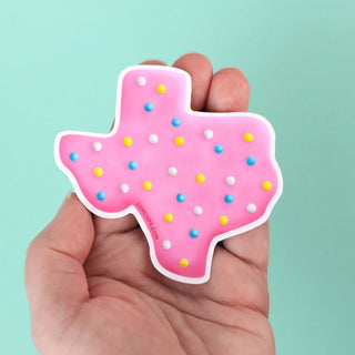 Texas Cookie Sticker