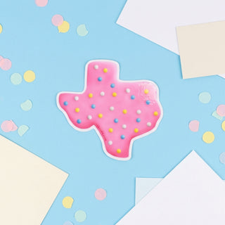 Texas Cookie Sticker