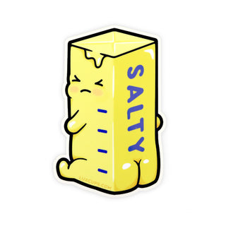 Salty Butt-er Sticker