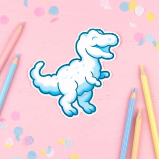 T-Rex Dino Cloud Sticker