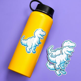 T-Rex Dino Cloud Sticker