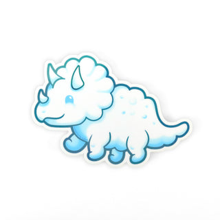 Triceratops Dino Cloud Sticker