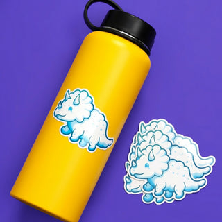 Triceratops Dino Cloud Sticker
