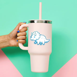 Triceratops Dino Cloud Sticker