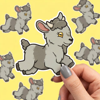 Luna Love Goat Sticker