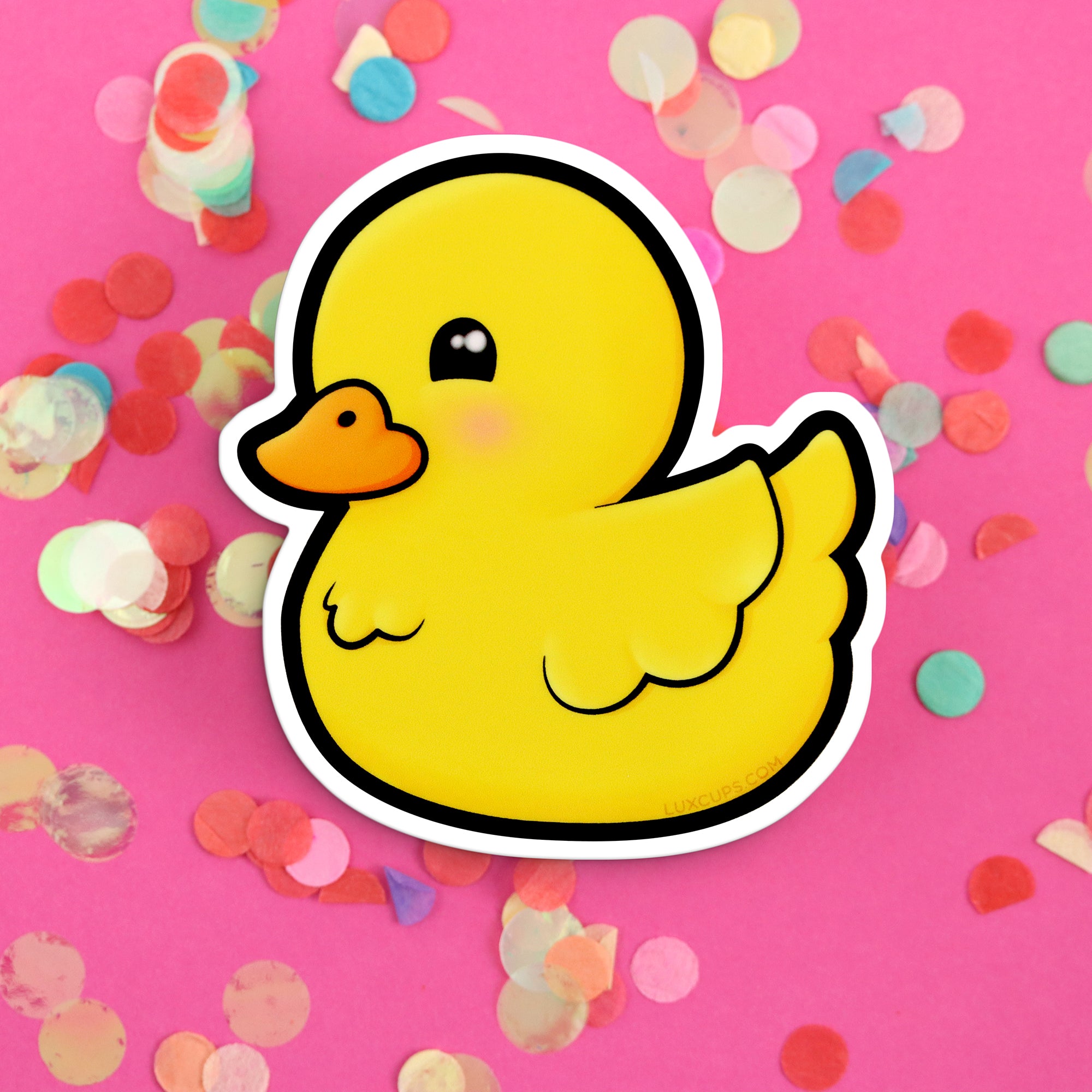 Ducky Sticker Rubber Ducky Sticker – LuxCups Creative