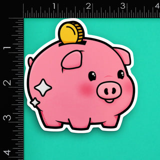 Piggy Bank Sticker