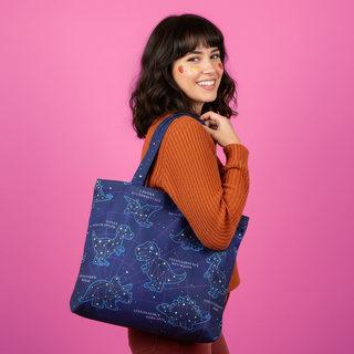 Dino Constellation Tote Bag