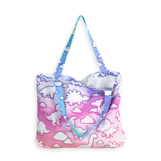 Dino Cloud Dreams Tote Bag