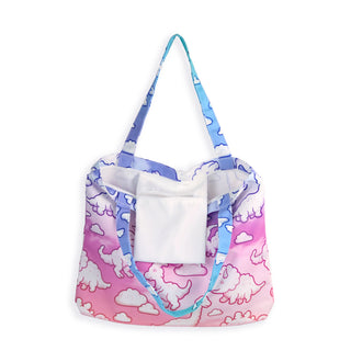 Dino Cloud Dreams Tote Bag