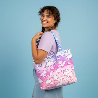 Dino Cloud Dreams Tote Bag