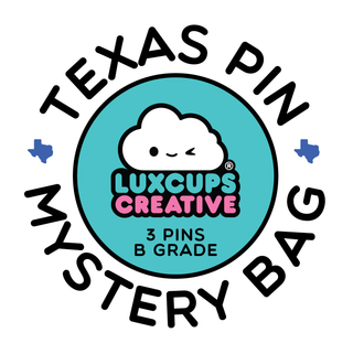 3 Enamel Pin Mystery - Tx