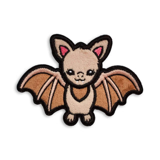 Brown Bat Fuzzy Patch