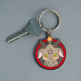 LuxCups Creative Keychain Baphomet Keychain