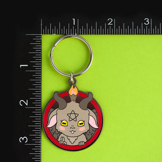 LuxCups Creative Keychain Baphomet Keychain