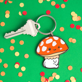 LuxCups Creative Keychain Mushroom Keychain