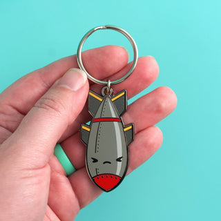 LuxCups Creative Keychain Bombs Away Keychain