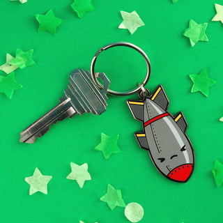 LuxCups Creative Keychain Bombs Away Keychain