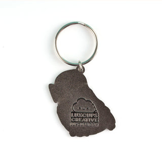 LuxCups Creative Keychain Pizza Pigeon Keychain