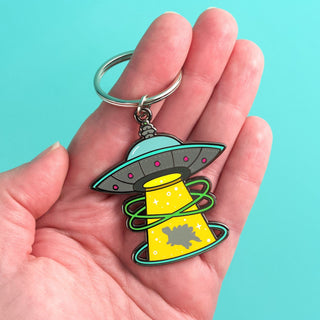 LuxCups Creative Keychain Stego UFO Keychain