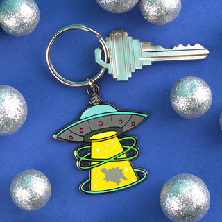 LuxCups Creative Keychain Stego UFO Keychain