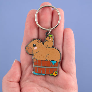 LuxCups Creative Keychain Capybara Cuties Keychain