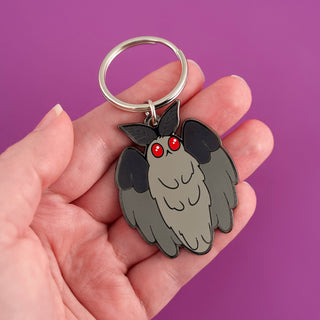 LuxCups Creative Keychain Mothman Keychain