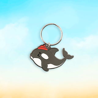 LuxCups Creative Keychain Orca Keychain