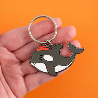 LuxCups Creative Keychain Orca Keychain