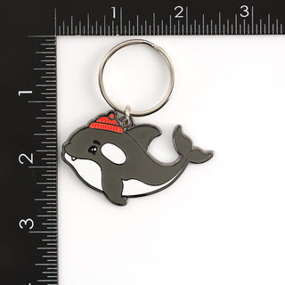 LuxCups Creative Keychain Orca Keychain