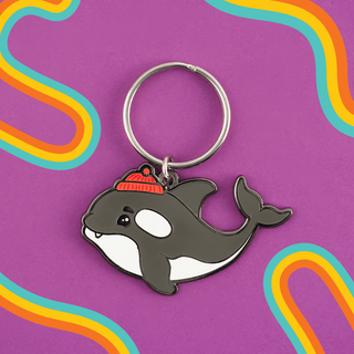 LuxCups Creative Keychain Orca Keychain