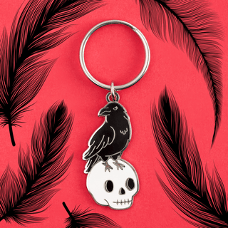 LuxCups Creative Keychain The Raven Keychain