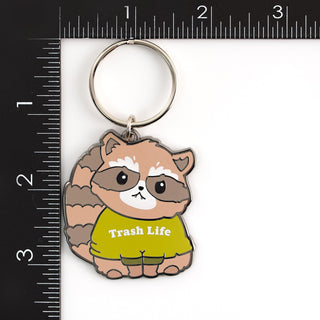 LuxCups Creative Keychain Raccoon Keychain