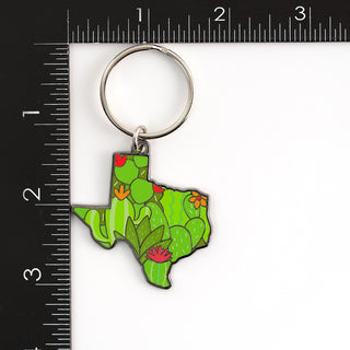 LuxCups Creative Keychain Texas Cacti Keychain