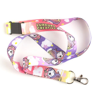 LuxCups Creative Lanyard Rainbow Unicorn Lanyard