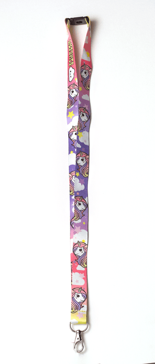 LuxCups Creative Lanyard Rainbow Unicorn Lanyard